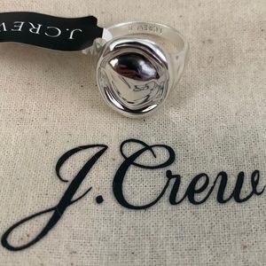 J. Crew sculptural swoop ring